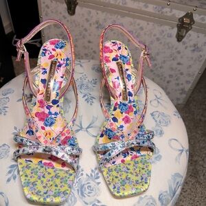 Floral Strappy Sandals Sophia Webster 38